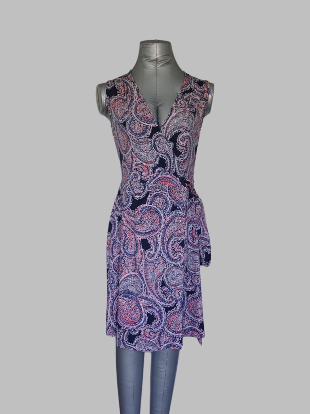 NWT Banana Republic Petite PXS Floral Sleeveless Wrap Dress